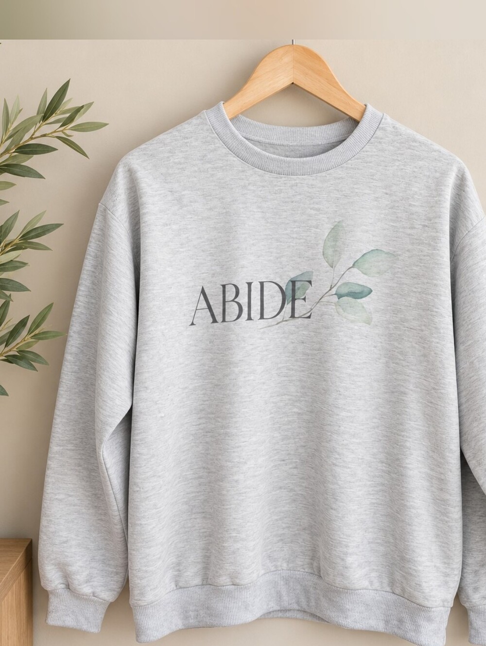 Abide Gray Sweatshirt